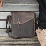 TANWOOD Leather Unisex Square Sling - Bag