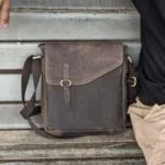 TANWOOD Leather Unisex Square Sling - Bag