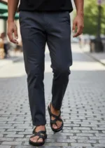 TANWOOD Full Leather Back Strap Sandal - Black - Image 8