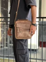 TANWOOD  Leather Rugged Sling - Bag - Image 4