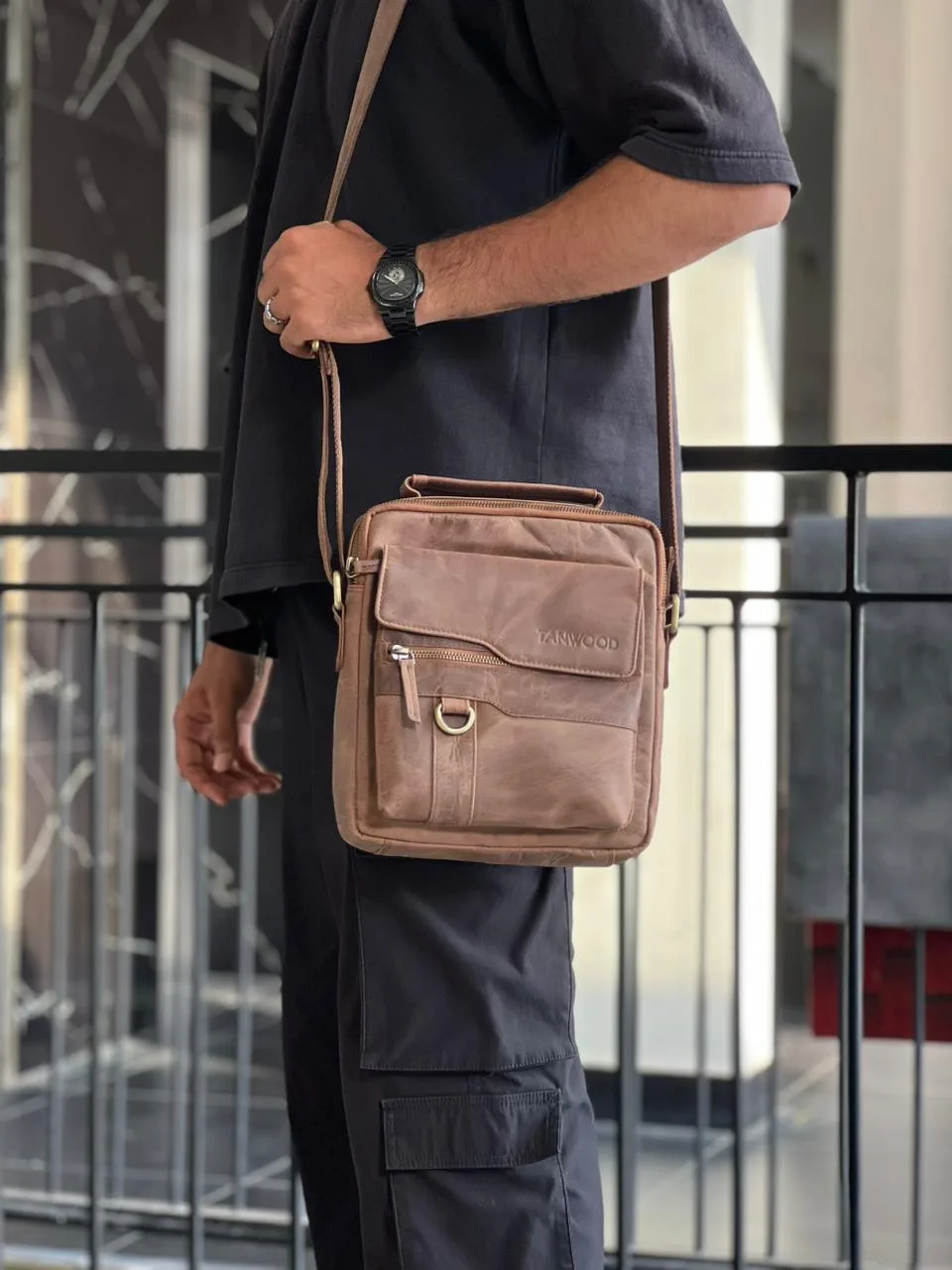 WhatsApp Image 2026-05-13 at 4.54.53 PM TANWOOD Leather Rugged Sling - Bag - Image 1