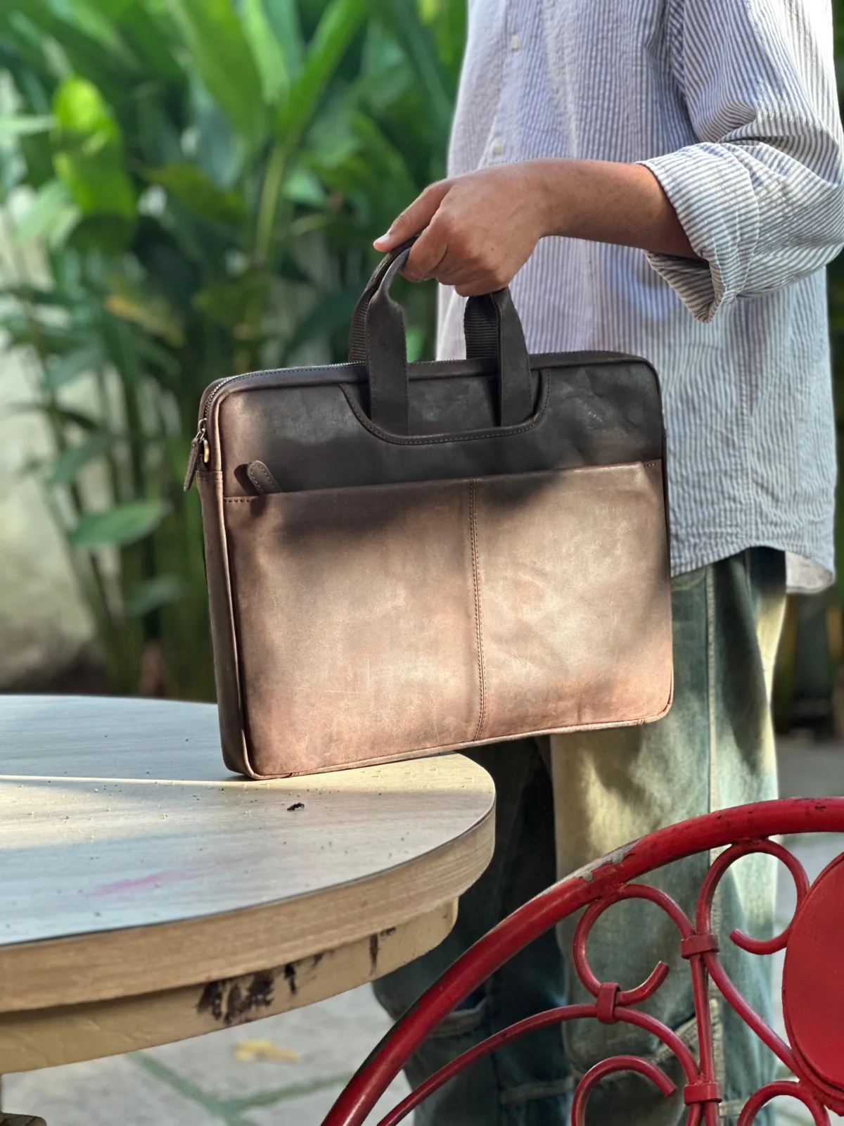 TANWOOD Leather Gentlemen 15-Inch - Laptop Bag - Image 1