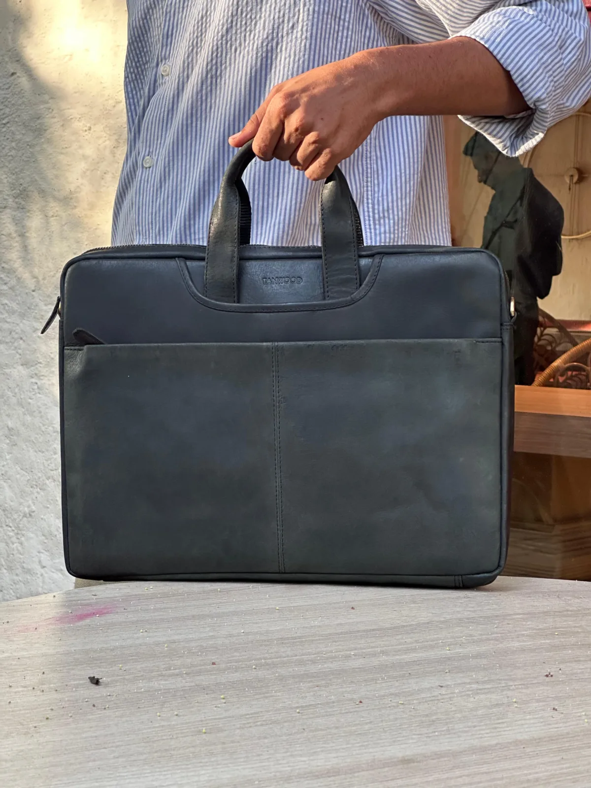 TANWOOD Leather Gentlemen 15-Inch - Laptop Bag - Image 8