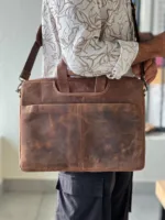 TANWOOD Leather Gentlemen 15-Inch - Laptop Bag - Image 7