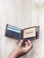 TANWOOD Leather Rugged Bifold Wallet - RFID - Image 4