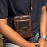 TANWOOD Leather Travelling Small  Pocket Sling - Bag