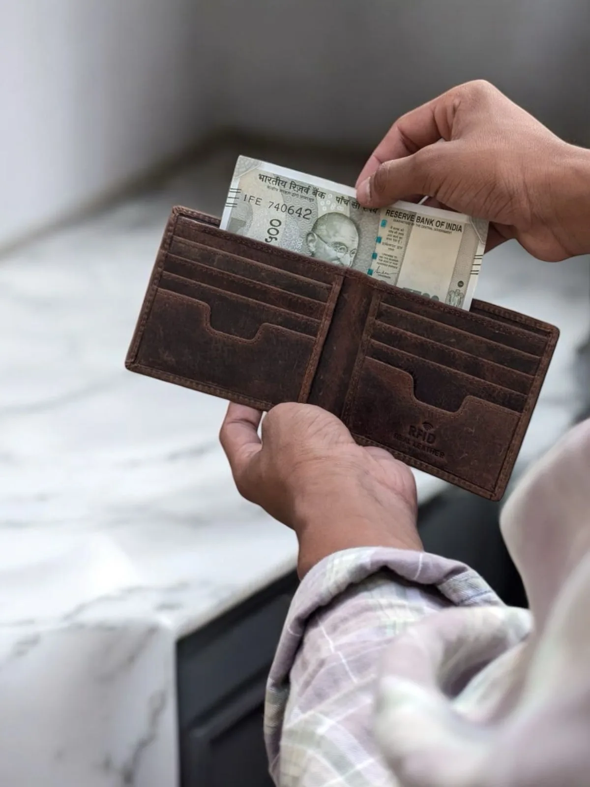 TANWOOD Leather Liger Wallet - RFID - Image 1