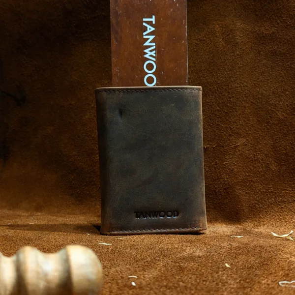 TANWOOD Leather TRIFOLD POPUP Card Wallet - RFID