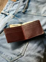 TANWOOD Leather Utility Bifold Wallet - RFID - Image 3