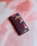 TANWOOD LEATHER Ladies long - wallet with Handwork Flower design - Image 5