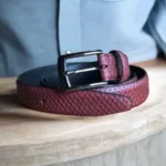 TANWOOD LEATHER Parker cherry Belt - 30mm