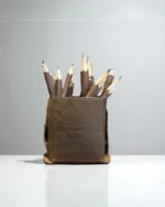 TANWOOD PURE LEATHER STITCH LESS PEN - HOLDER