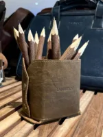 TANWOOD PURE LEATHER STITCH LESS PEN - HOLDER - Image 4