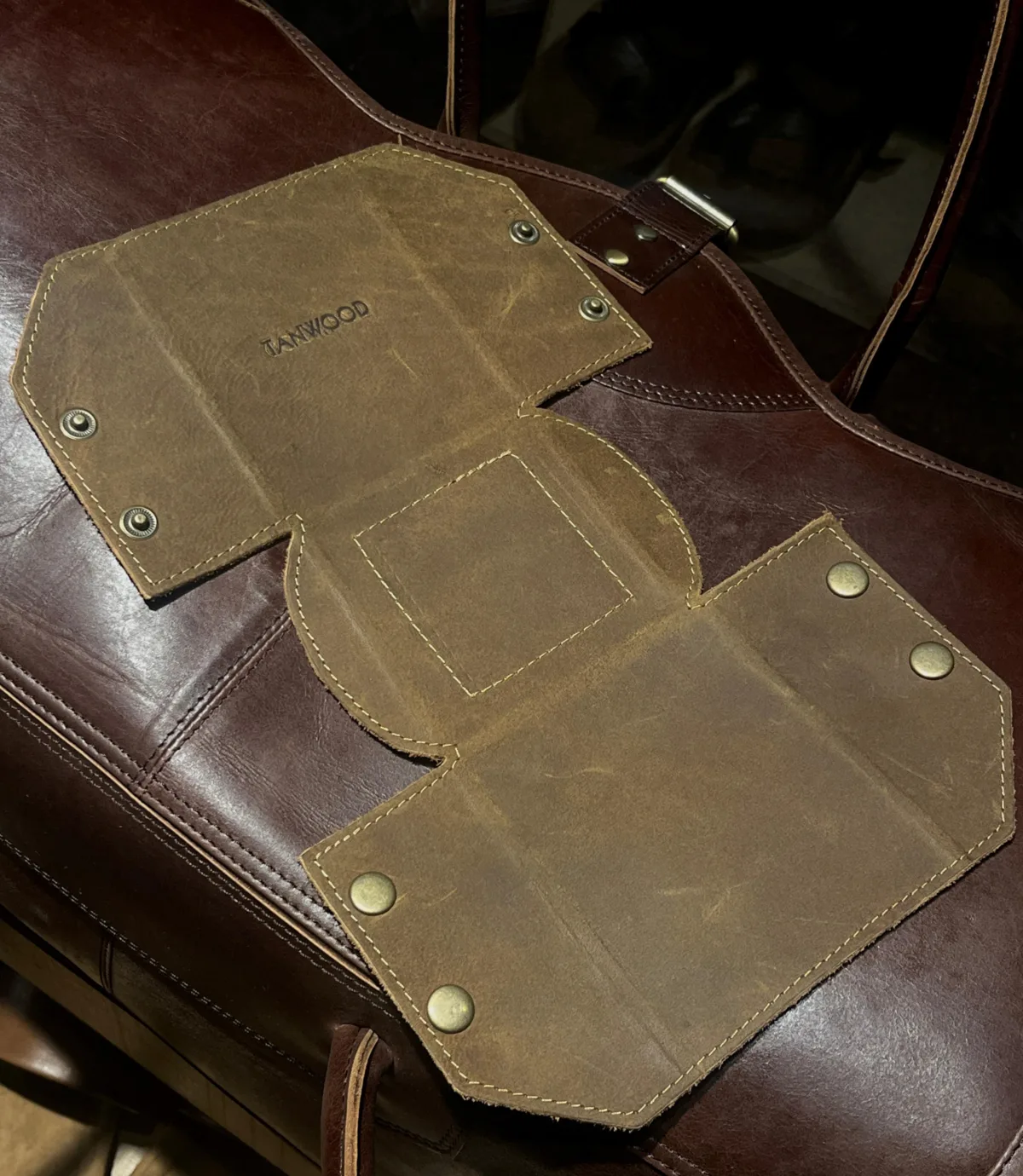 TANWOOD PURE LEATHER STITCH LESS PEN - HOLDER - Image 6