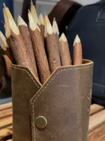 TANWOOD PURE LEATHER STITCH LESS PEN - HOLDER - Image 3