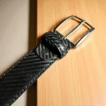 TANWOOD LEATHER CARBON Black - BELT - Image 2
