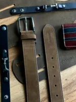 TANWOOD LEATHER Suede crafted - Belt