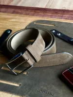 TANWOOD LEATHER Suede crafted - Belt - Image 4
