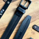 TANWOOD PURE LEATHER HECTOR BELT - Black