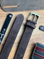 TANWOOD LEATHER Suede crafted - Belt - Image 7