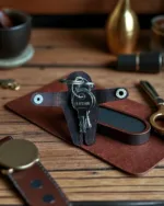 TANWOOD Pure Leather Hugman Keychain - 2 pcs Set - Image 5