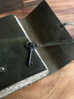 TANWOOD PURE LEATHER Heritage Journal with Key - Image 2