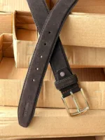TANWOOD LEATHER Suede crafted - Belt