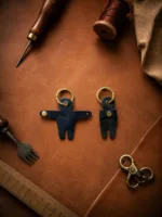 TANWOOD Pure Leather Hugman Keychain - Image 7