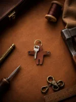 TANWOOD Pure Leather Hugman Keychain - Image 6