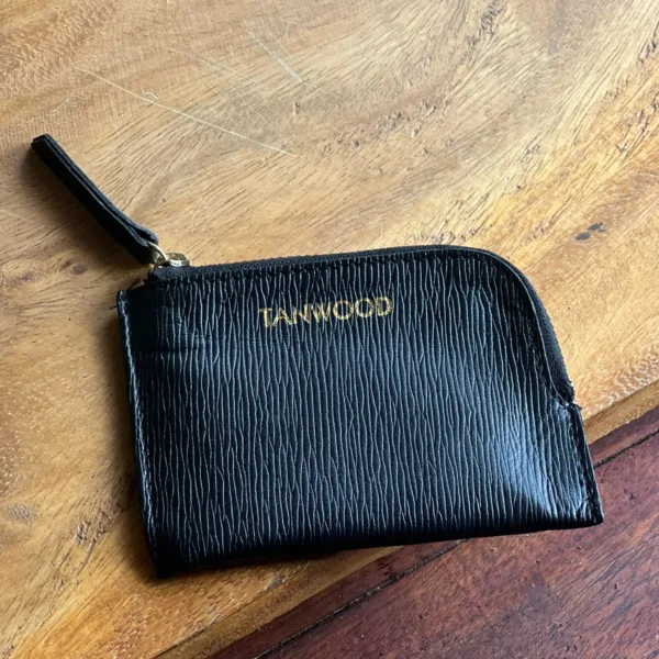TANWOOD LEATHER Ezra Slim Card holder - Black