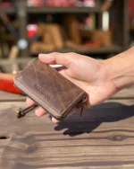 TANWOOD LEATHER Unisex Zipvault - Wallet - Image 3