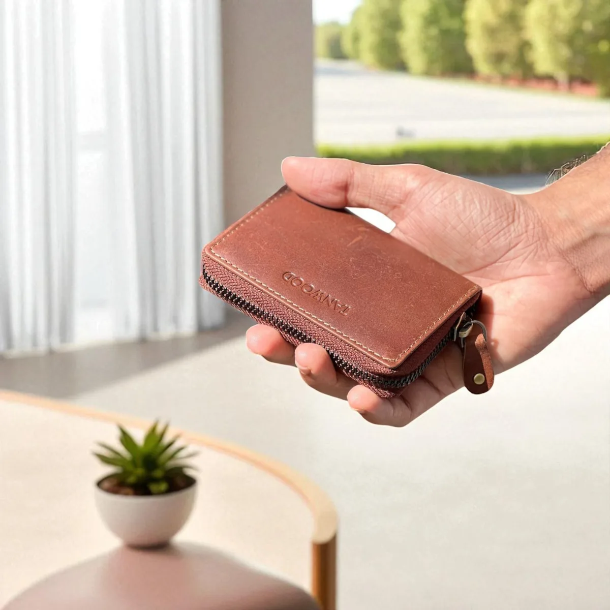TANWOOD LEATHER Unisex Zipvault - Wallet - Image 8
