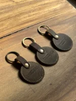 TANWOOD PURE LEATHER Round Keychain - 3 PCS - Image 3