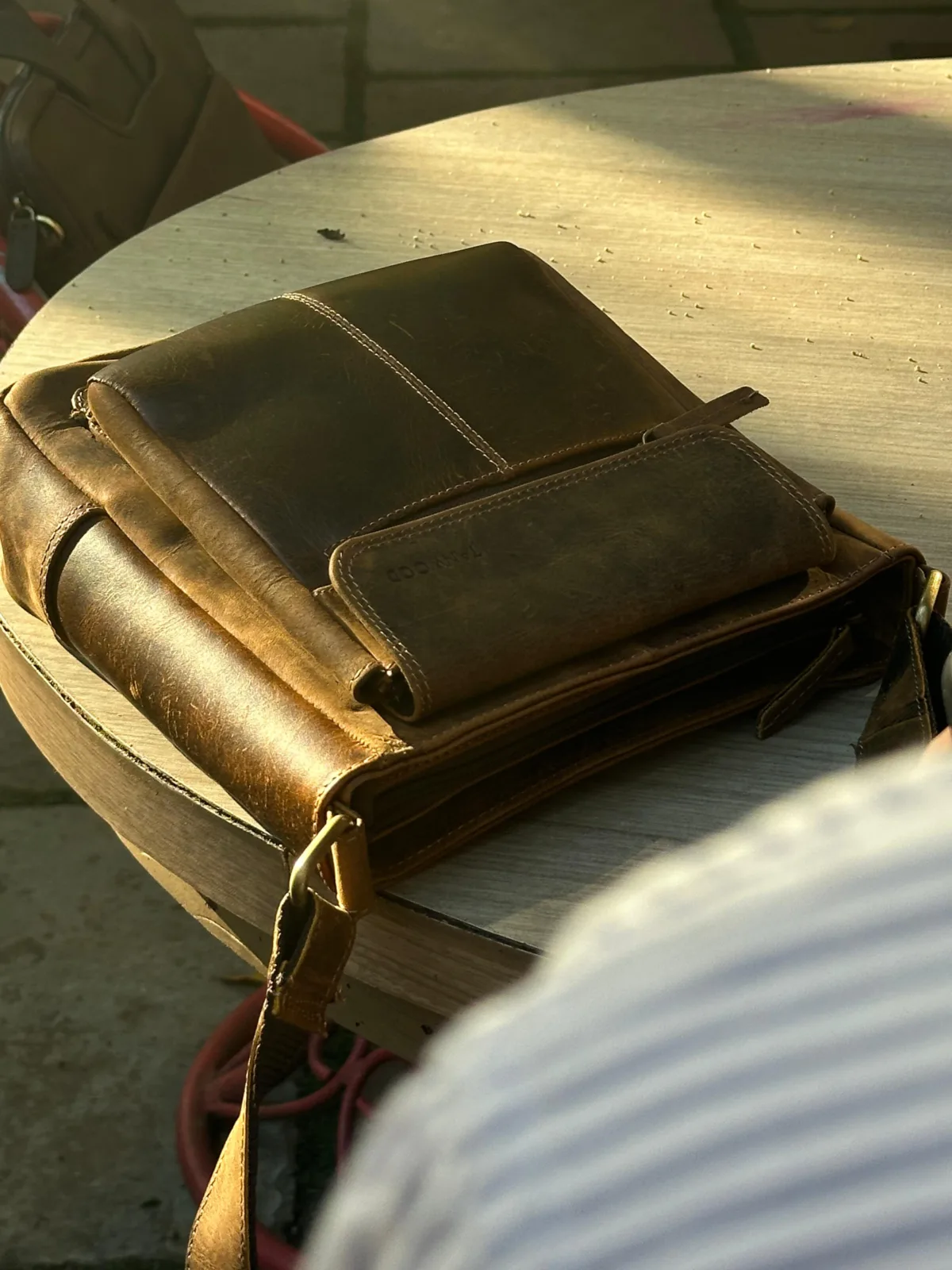 TANWOOD LEATHER RUSTIC SLING - BAG - Image 6