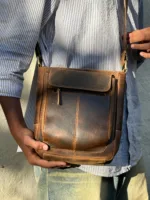 TANWOOD LEATHER RUSTIC SLING - BAG