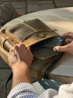 TANWOOD LEATHER RUSTIC SLING - BAG - Image 5