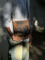 TANWOOD LEATHER RUSTIC SLING - BAG - Image 3