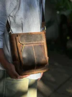 TANWOOD LEATHER RUSTIC SLING - BAG - Image 2