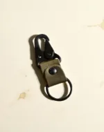 TANWOOD LEATHER RUSTIC BLACK BUCKLE - KEYCHAIN - Image 4