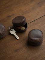 TANWOOD LEATHER Mini Round - Pouch