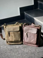 TANWOOD LEATHER RUSTIC SLING - BAG - Image 7