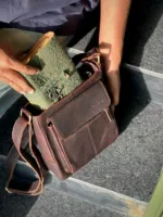 TANWOOD LEATHER RUSTIC SLING - BAG - Image 2
