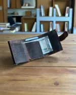 TANWOOD LEATHER Fold - POPUP Wallet