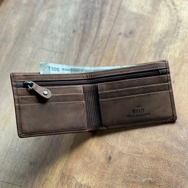 TANWOOD LEATHER Oxford Zipper Bifold - Wallet