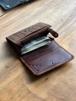TANWOOD LEATHER Unisex Croco Flap - Wallet - Image 3