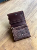 TANWOOD LEATHER Unisex Croco Flap - Wallet - Image 2