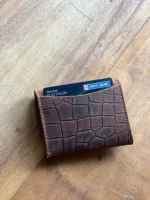 TANWOOD LEATHER Unisex Croco Flap - Wallet - Image 5