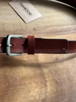 TANWOOD LEATHER Triple stitch Tan - Belt - Image 2