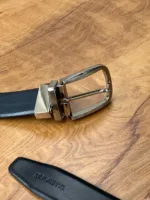 TANWOOD LEATHER Grey Brown Reversible Belt - Taiwan - Image 3