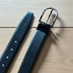 TANWOOD LEATHER Round Taiwan buckle reversible - belts